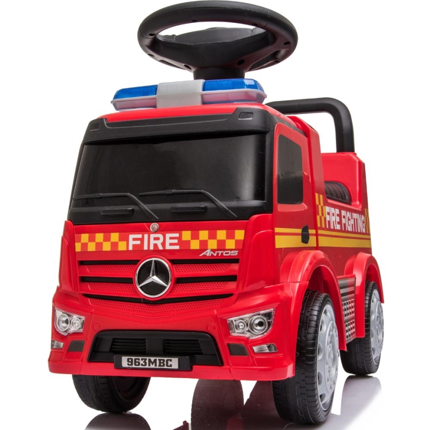 Odrážedlo Mercedes Hasiči 2xAA červená