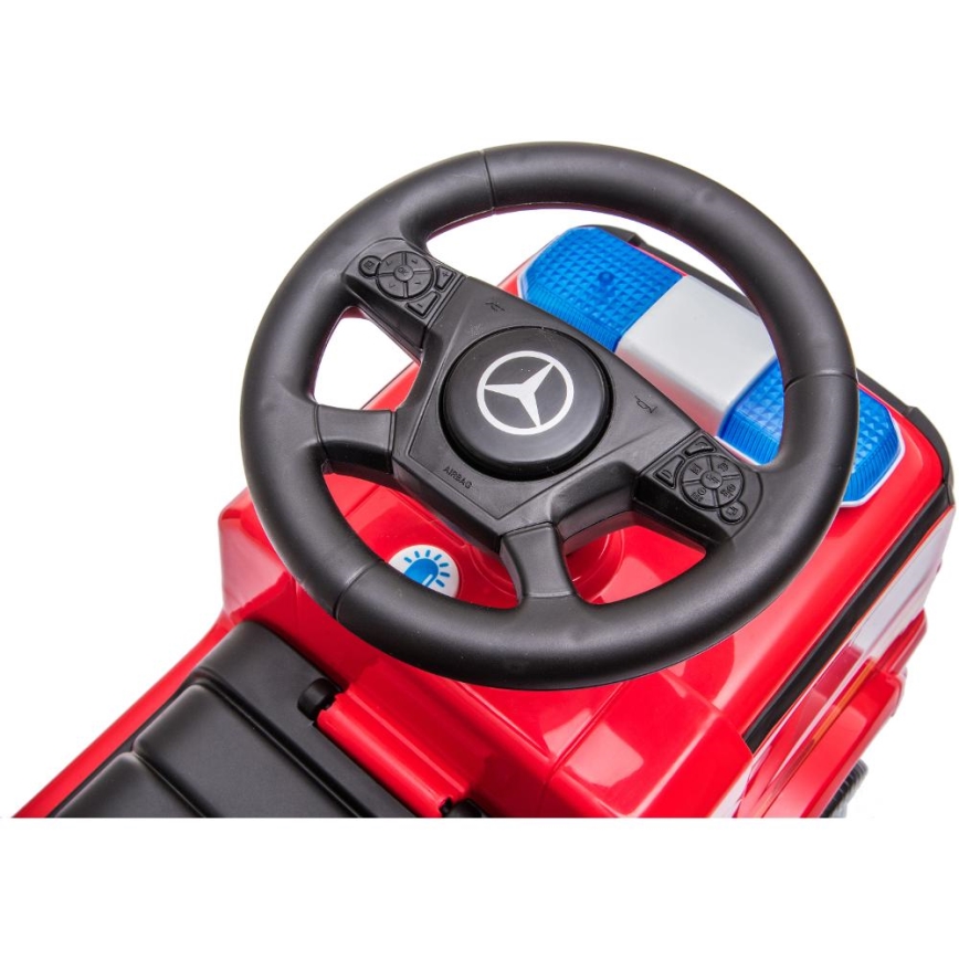 Odrážedlo Mercedes Hasiči 2xAA červená