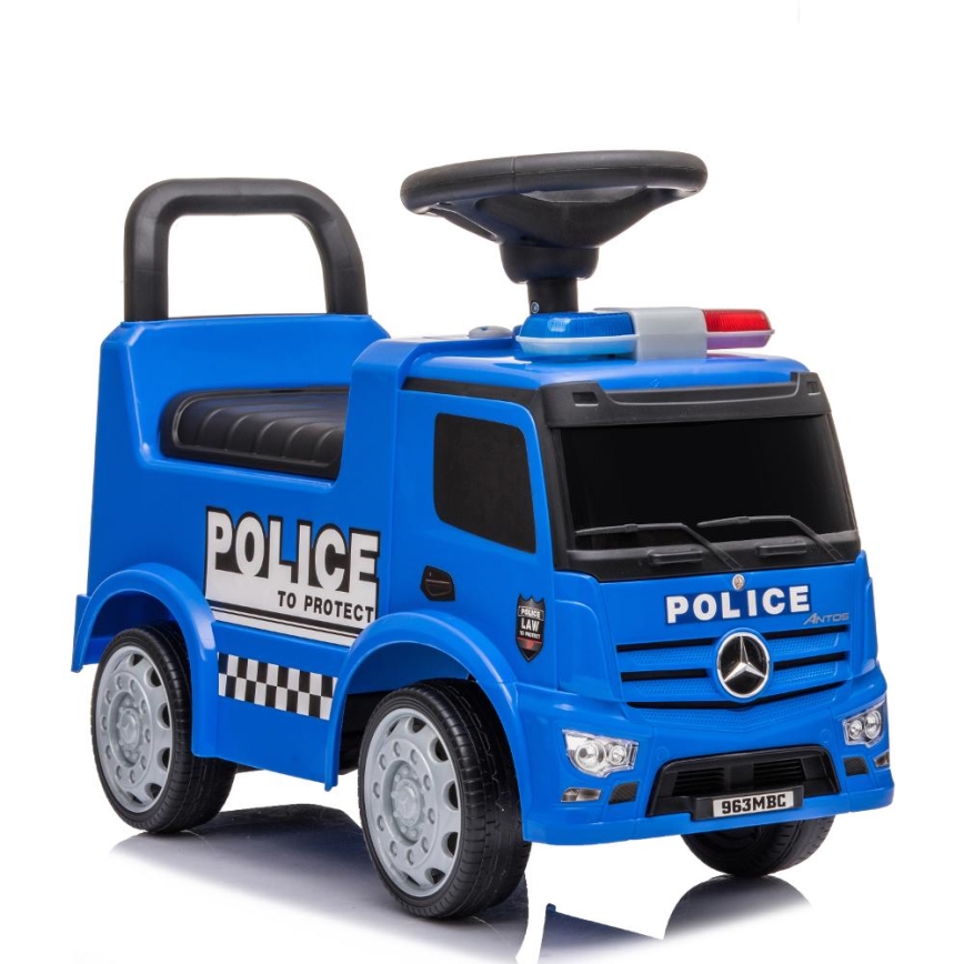 Odrážedlo Mercedes Policie 2xAA modrá
