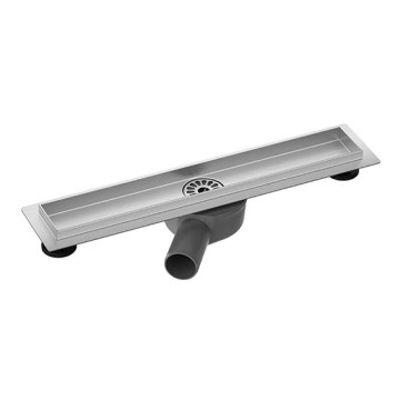 Odtokový žlab 54x8,1 cm stříbrná/šedá