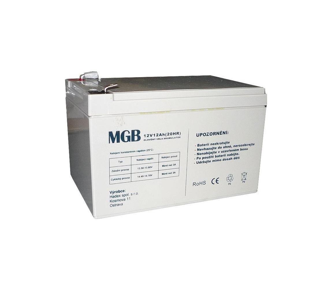 Hadex Olověný akumulátor VRLA AGM 12V/12Ah HD0307