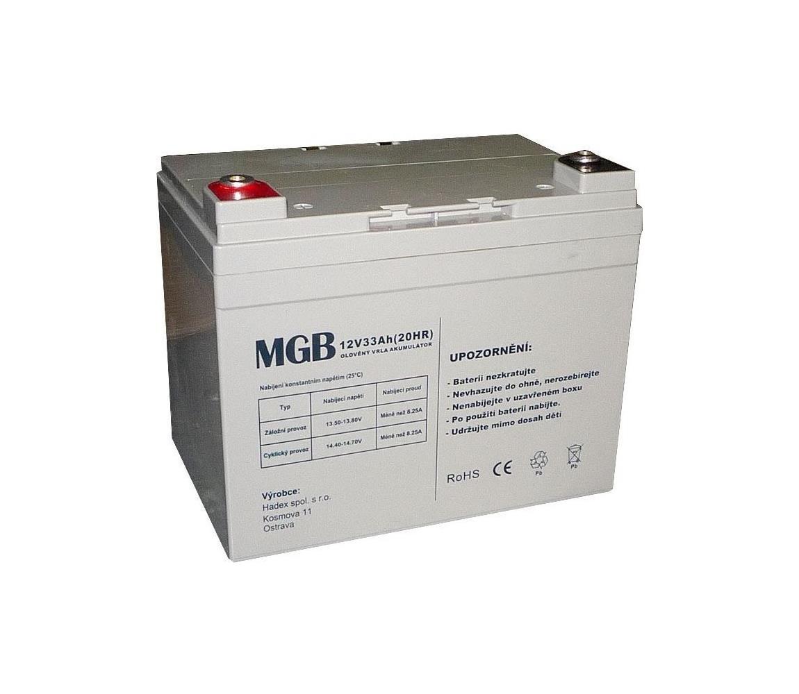 Hadex Olověný akumulátor VRLA AGM 12V/33Ah HD0200