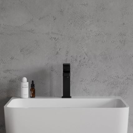 OMNIRES BA7810BL - Umyvadlová baterie BARETTI 17 cm matná černá