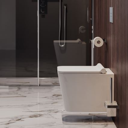 OMNIRES BOSTONMWBP - Závěsné WC s prkénkem SoftClose BOSTON keramika/lesklá bílá