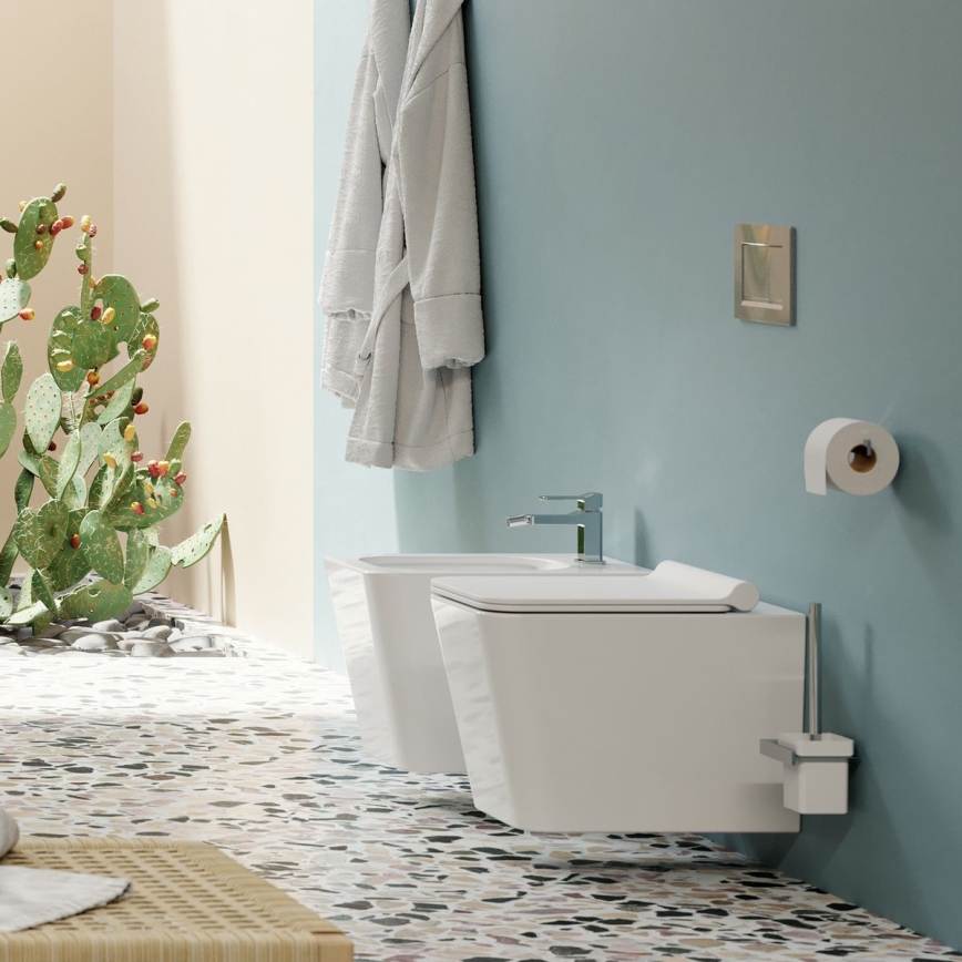 OMNIRES BOSTONMWBP - Závěsné WC s prkénkem SoftClose BOSTON keramika/lesklá bílá