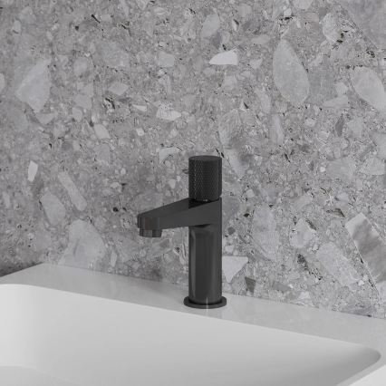 OMNIRES CT8010AT - Umyvadlová baterie CONTOUR 16,6 cm kartáčovaný antracit