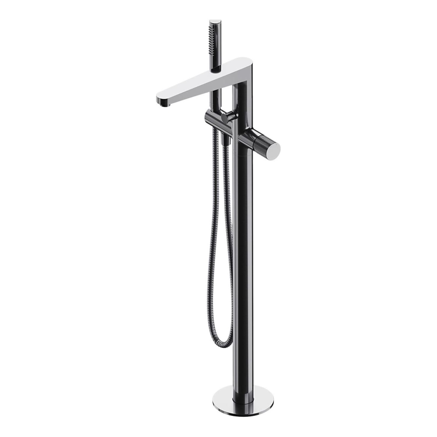 OMNIRES CT8033CR - Volně stojící vanová sada s baterií CONTOUR lesklý chrom