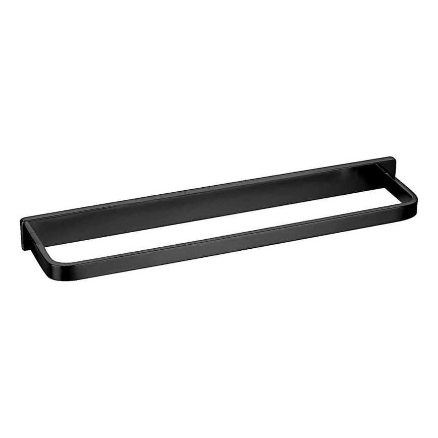 OMNIRES DA70230BL - Nástěnný věšák na ručníky DARLING 37 cm polomatná černá