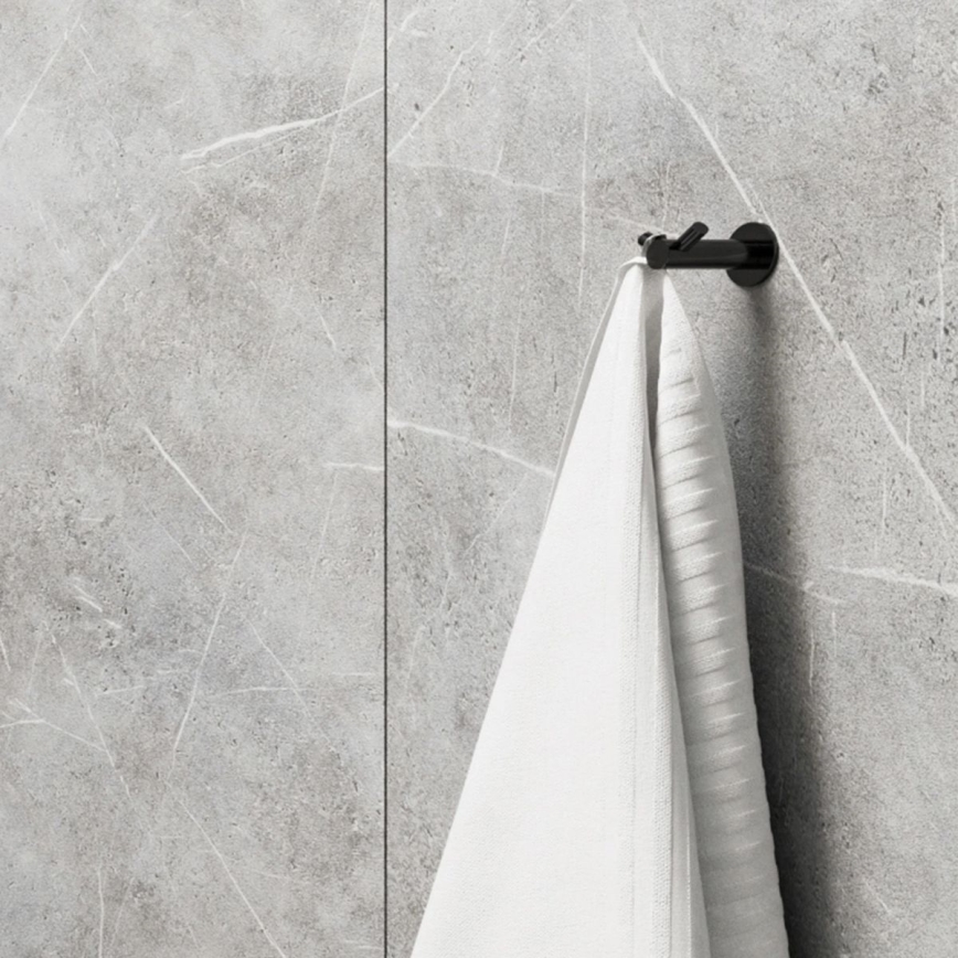 OMNIRES MP60120BL - Nástěnný háček MODERN PROJECT matná černá