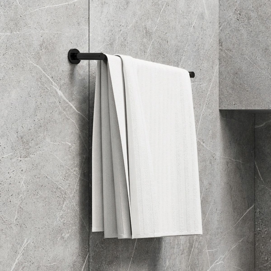 OMNIRES MP60216BL - Nástěnný věšák na ručníky MODERN PROJECT 60 cm matná černá