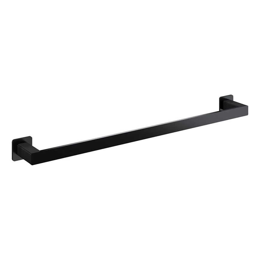 OMNIRES NL80216BL - Nástěnný věšák na ručníky NELSON 62 cm matná černá