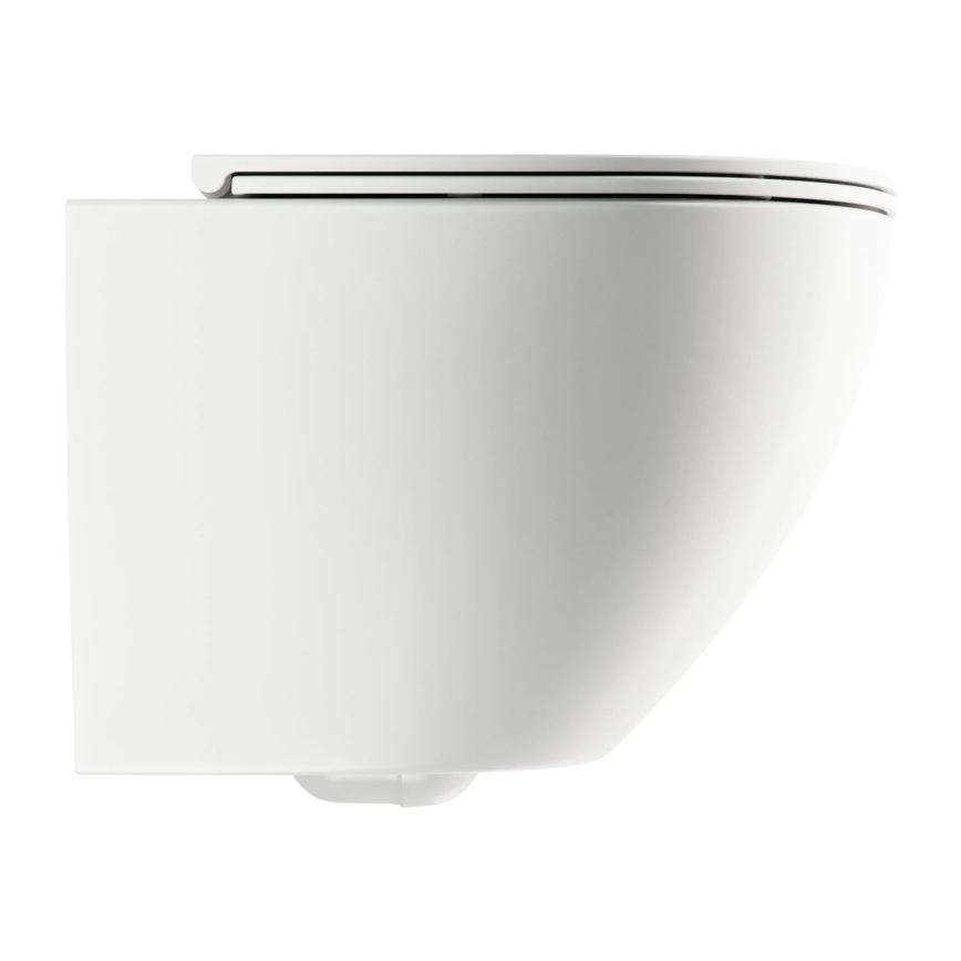 OMNIRES OTTAWAMWBM - Závěsné WC s prkénkem SoftClose OTTAWA keramika/matná bílá