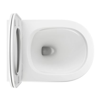 OMNIRES OTTAWAMWBM - Závěsné WC s prkénkem SoftClose OTTAWA keramika/matná bílá