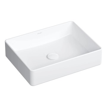 OMNIRES PASADENA470BP - Umyvadlo na desku PASADENA 47x36 cm keramika/lesklá bílá