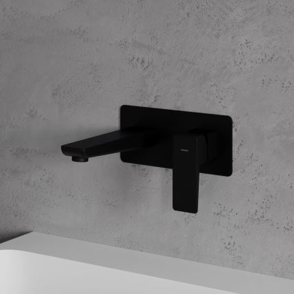 OMNIRES PM7415BL - Umyvadlová baterie pro podomítkovou instalaci PARMA matná černá