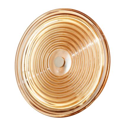 Ondaluce - LED Nástěnné svítidlo JOKEY LED/10W/230V zlatá/kouřová béžová