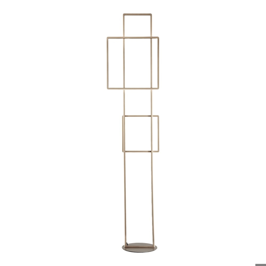 Ondaluce - LED Stmívatelná stojací lampa DOWEL LED/77W/230V 166 cm zlatá
