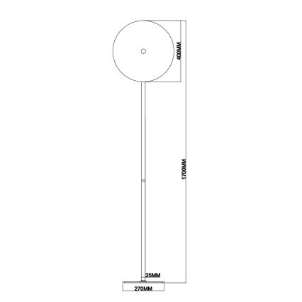 Ondaluce - LED Stmívatelná stojací lampa JOKEY LED/15W/230V kouřová béžová