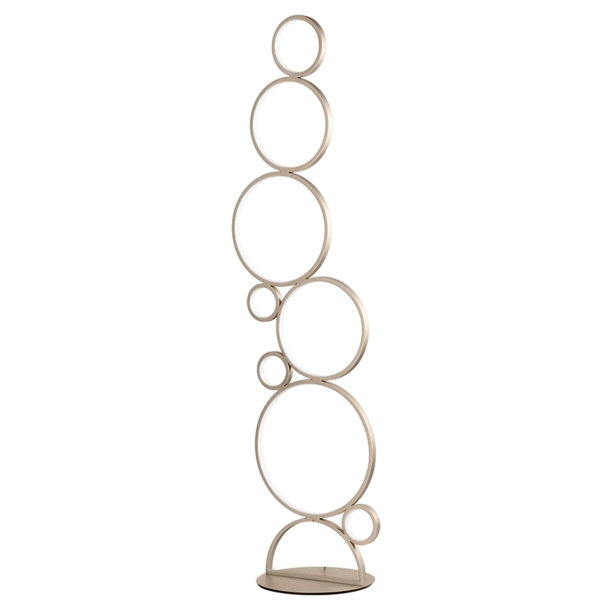 Ondaluce - LED Stmívatelná stojací lampa POIS LED/52W/230V zlatá