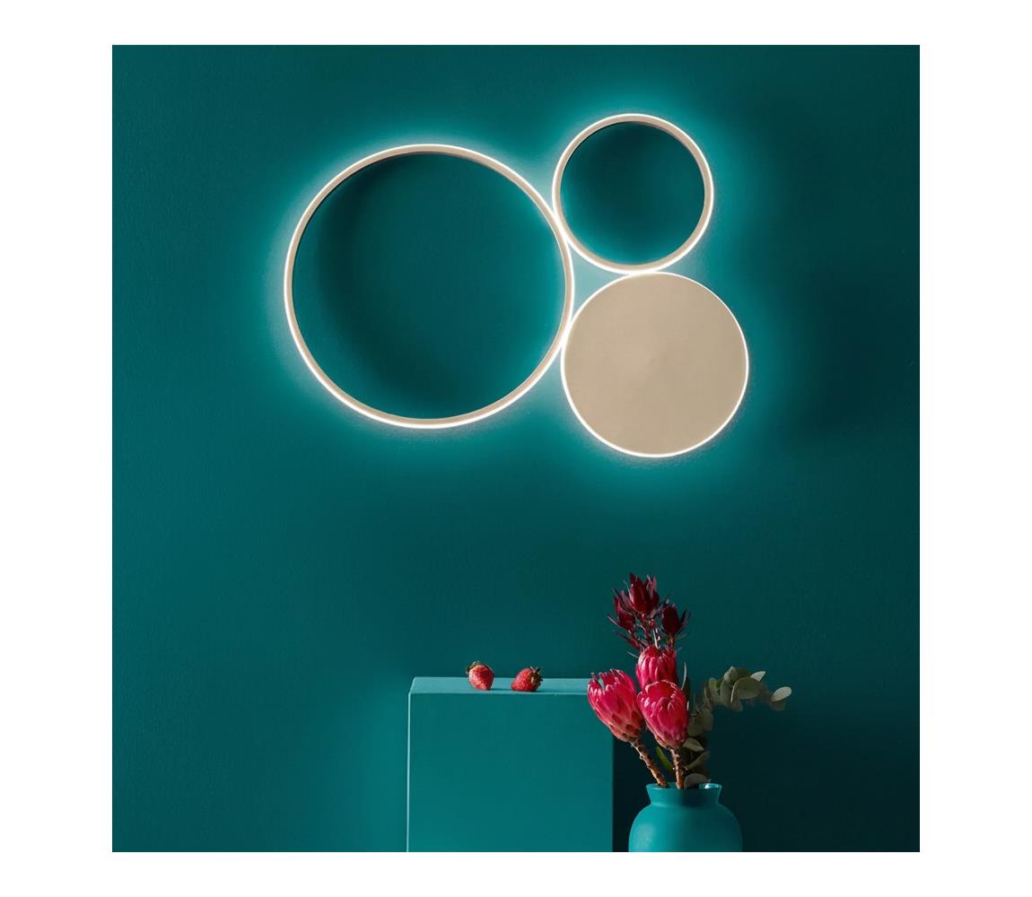 Ondaluce - LED Stmívatelné nástěnné svítidlo POIS LED/42W/230V zlatá PL.POIS/ORO-PC