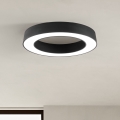 Ondaluce - LED Stmívatelné stropní svítidlo GLOBUS LED/80W/230V 3000/4000K pr. 100 cm černá