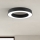 Ondaluce - LED Stmívatelné stropní svítidlo GLOBUS LED/80W/230V 3000/4000K pr. 100 cm černá