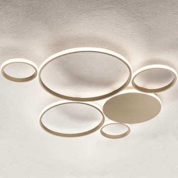 Ondaluce - LED Stmívatelné stropní svítidlo POIS LED/68W/230V zlatá