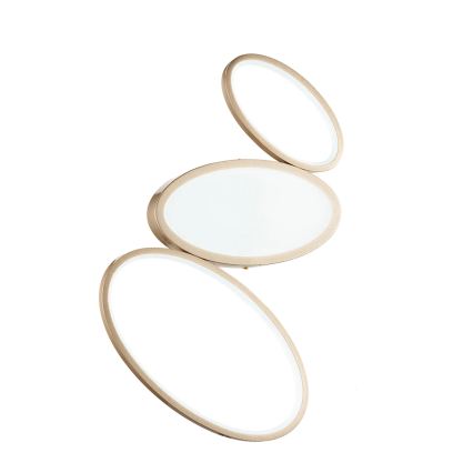 Ondaluce - LED Stmívatelné stropní svítidlo RICE LED/25W/230V 38x63 cm zlatá