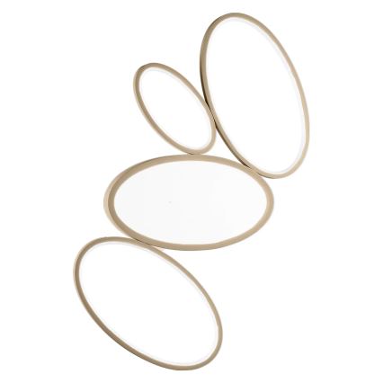 Ondaluce - LED Stmívatelné stropní svítidlo RICE LED/34W/230V 45x80 cm zlatá