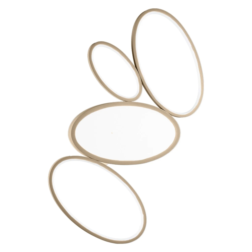 Ondaluce - LED Stmívatelné stropní svítidlo RICE LED/34W/230V 45x80 cm zlatá