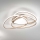Ondaluce - LED Stmívatelné stropní svítidlo ROSE LED/60W/230V 50x54 cm zlatá