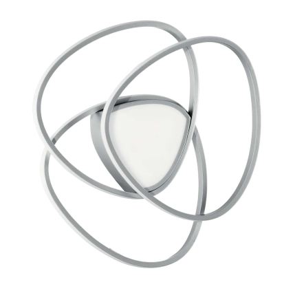 Ondaluce - LED Stmívatelné stropní svítidlo ROSE LED/60W/230V stříbrná