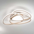 Ondaluce - LED Stmívatelné stropní svítidlo ROSE LED/80W/230V 71x76 cm zlatá