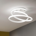 Ondaluce - LED Stmívatelné stropní svítidlo VUELTA LED/37W/230V pr. 55 cm bílá