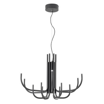 Ondaluce - LED Stmívatelný lustr na lanku NOUVEAU LED/35W/230V pr. 78 cm černá