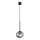 Ondaluce - Lustr na lanku JEWEL 1xE14/10W/230V pr. 17 cm černá/kouřová černá