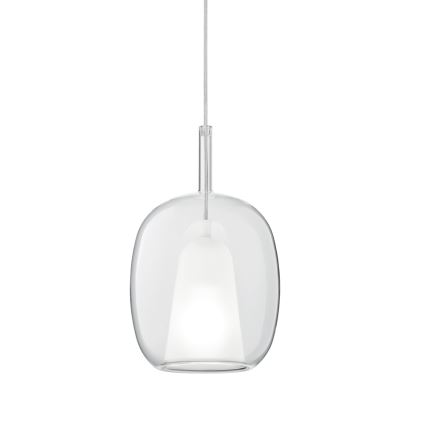 Ondaluce - Lustr na lanku THELMA 1xE27/15W/230V pr. 19,5 cm zlatá/čirá