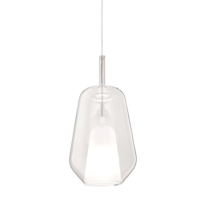 Ondaluce - Lustr na lanku THELMA 1xE27/15W/230V pr. 19 cm zlatá/čirá