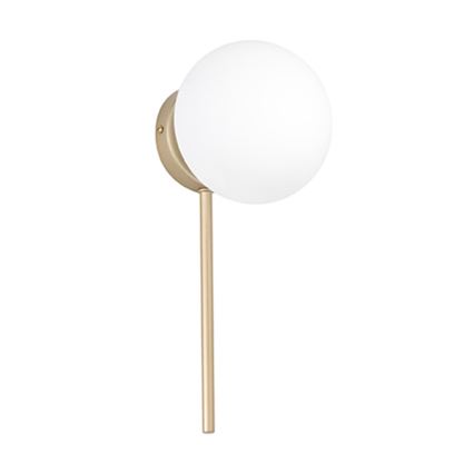 Ondaluce - Nástěnné svítidlo JEWEL 1xE14/10W/230V zlatá/bílá