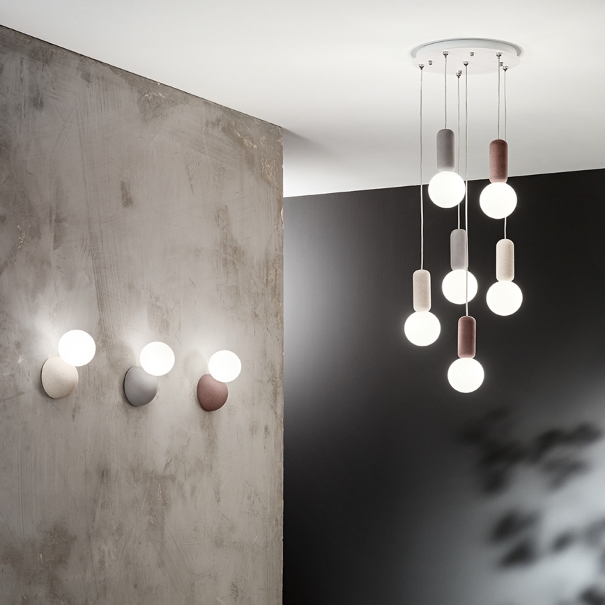 Ondaluce - Nástěnné svítidlo ROCK 1xG9/7W/230V bílá