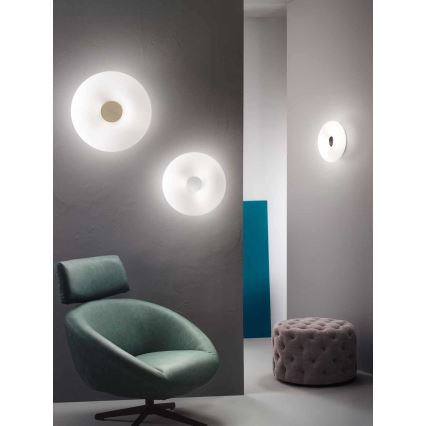 Ondaluce - Stropní svítidlo DODI 2xE27/15W/230V pr. 33 cm bílá