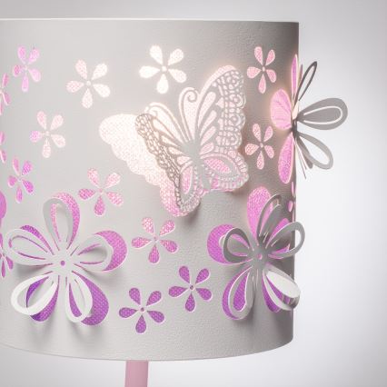 ONLI - Dětská lampička TITILLA 1xE14/6W/230V 22 cm fialová/bílá