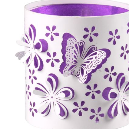 ONLI - Dětská lampička TITILLA 1xE14/6W/230V 22 cm fialová/bílá