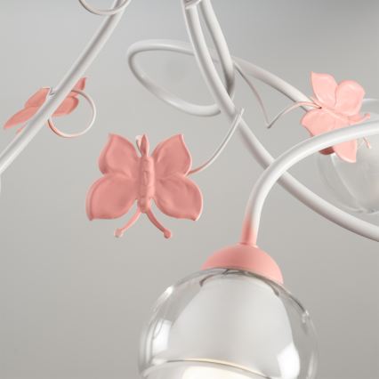 ONLI - Dětský lustr BUTTERFLY 3xE14/6W/230V