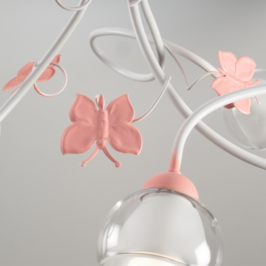 ONLI - Dětský lustr BUTTERFLY 3xE14/6W/230V