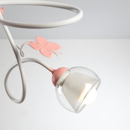 ONLI - Dětský lustr BUTTERFLY 3xE14/6W/230V