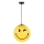 ONLI - Dětský lustr na lanku SMILEY 1xE27/15W/230V žlutá