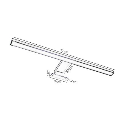 ONLI - LED Koupelnové osvětlení zrcadla NEMO LED/4,5W/230V 4000K 30 cm IP44 lesklý chrom