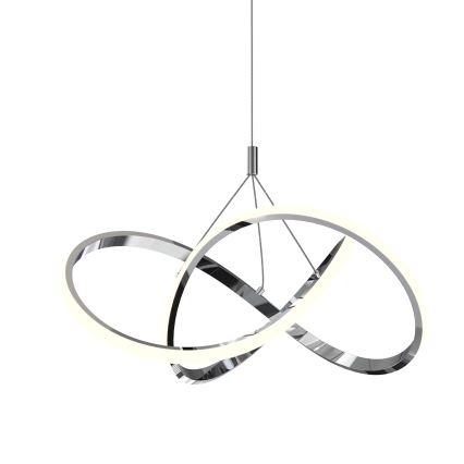 ONLI - LED Lustr na lanku LOOP LED/40W/230V 4000K lesklý chrom