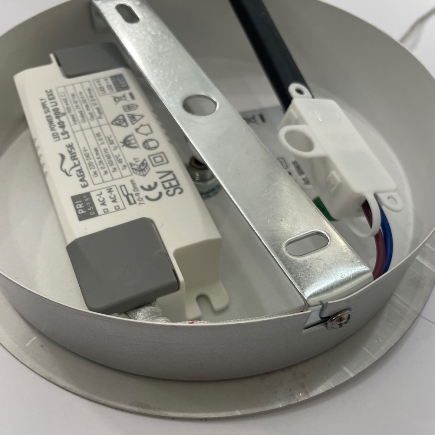 ONLI - LED Lustr na lanku LOOP LED/40W/230V 4000K lesklý chrom